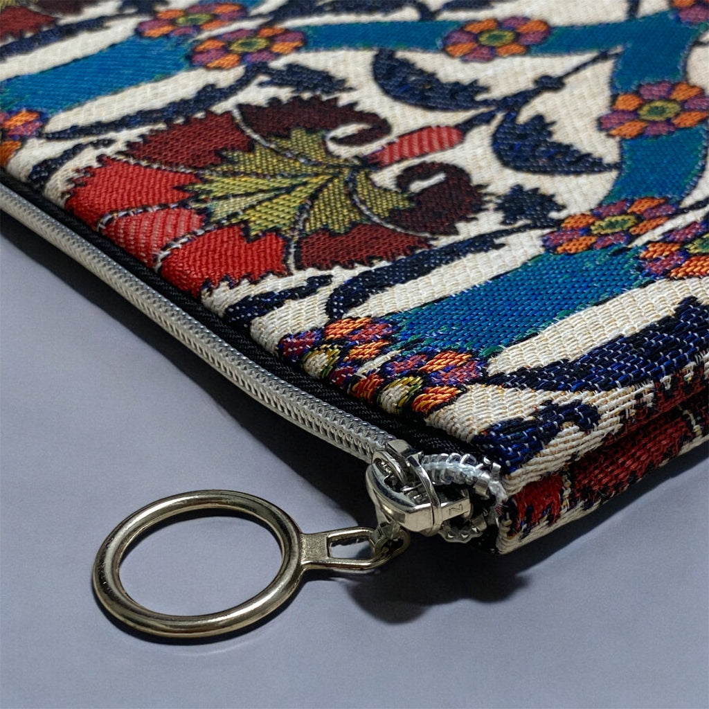 Clutch-Tasche Nelken