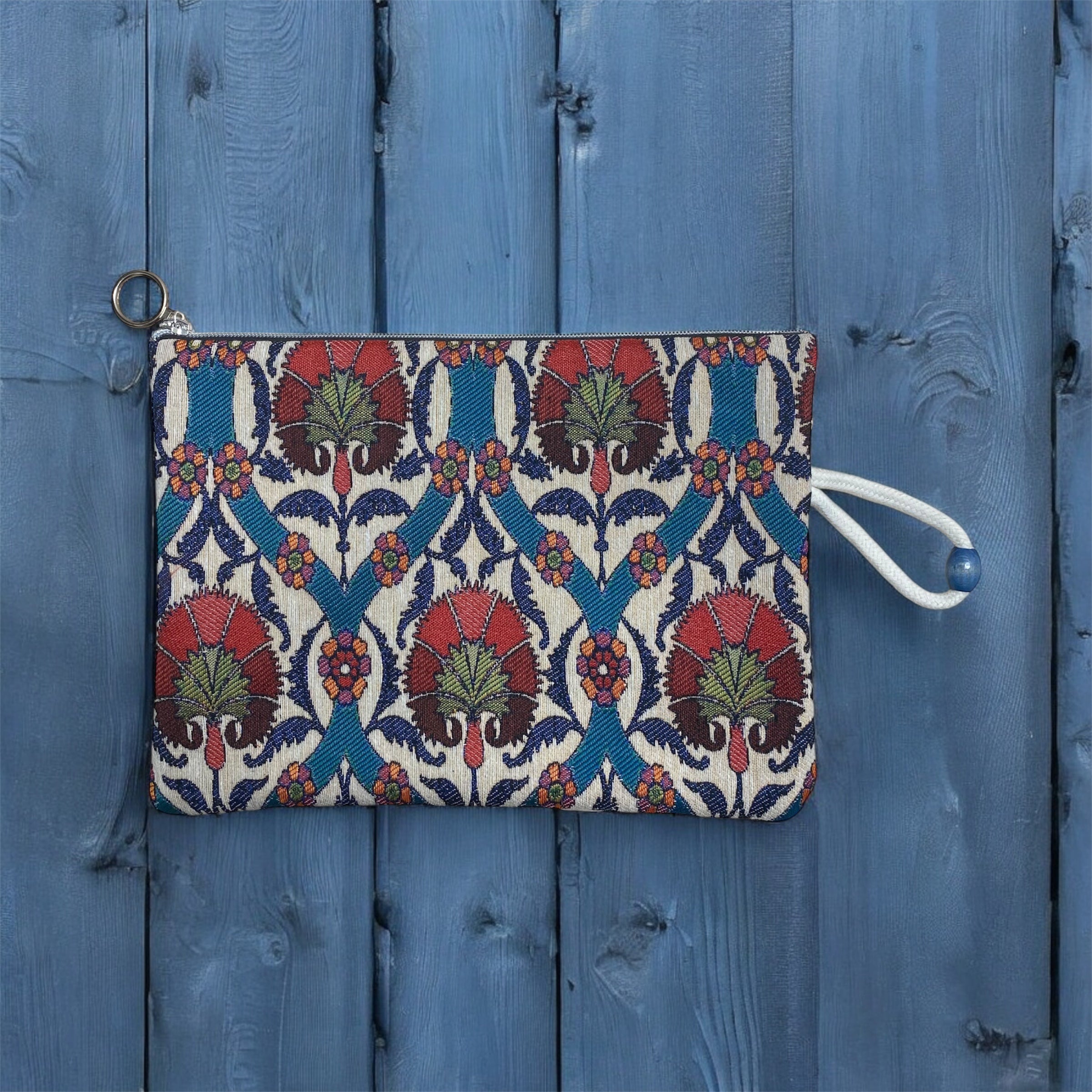 Clutch-Tasche Nelken