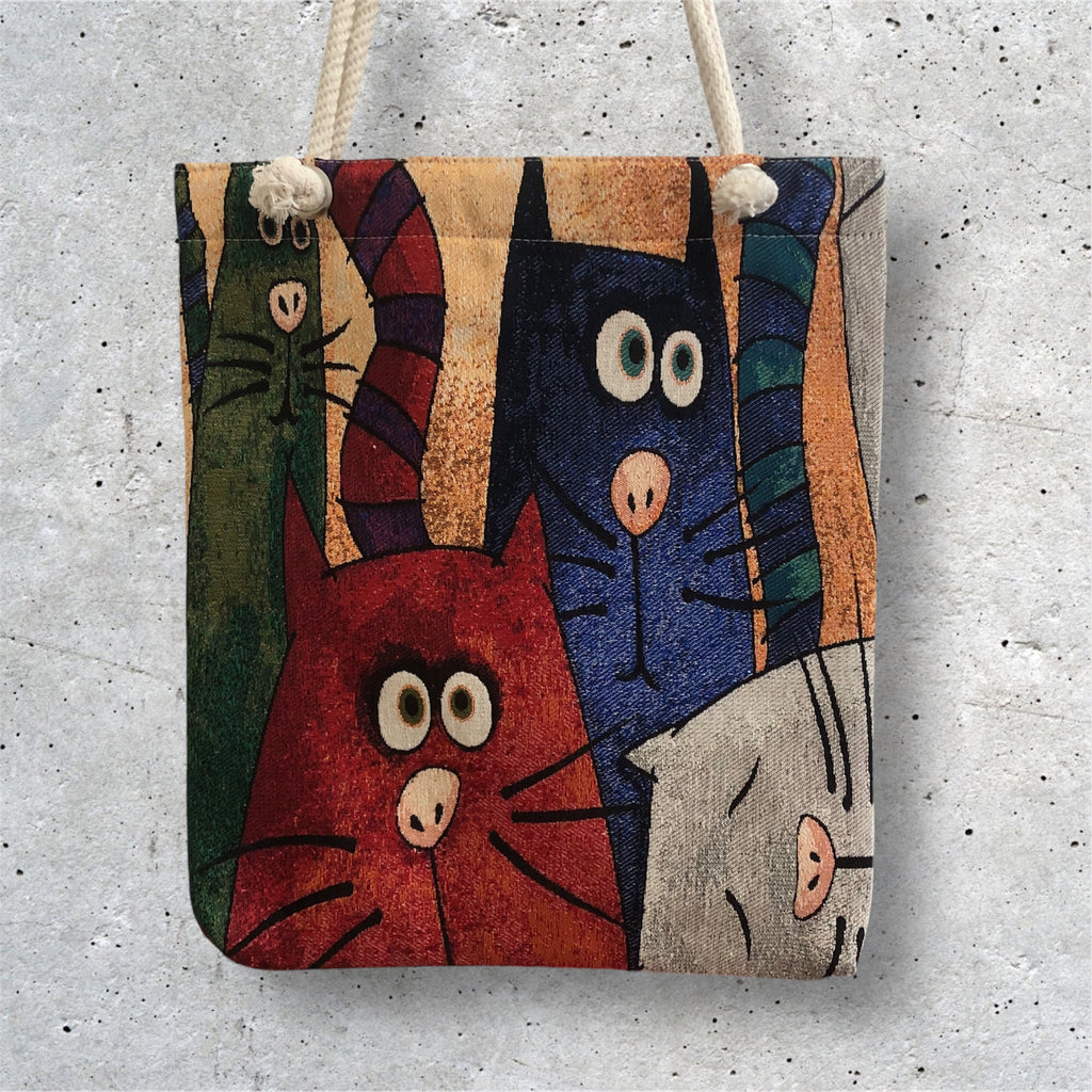 Schulter-Tasche Katzenbande