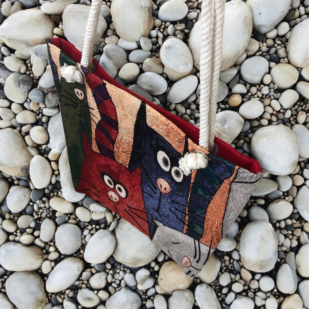 Schulter-Tasche Katzenbande