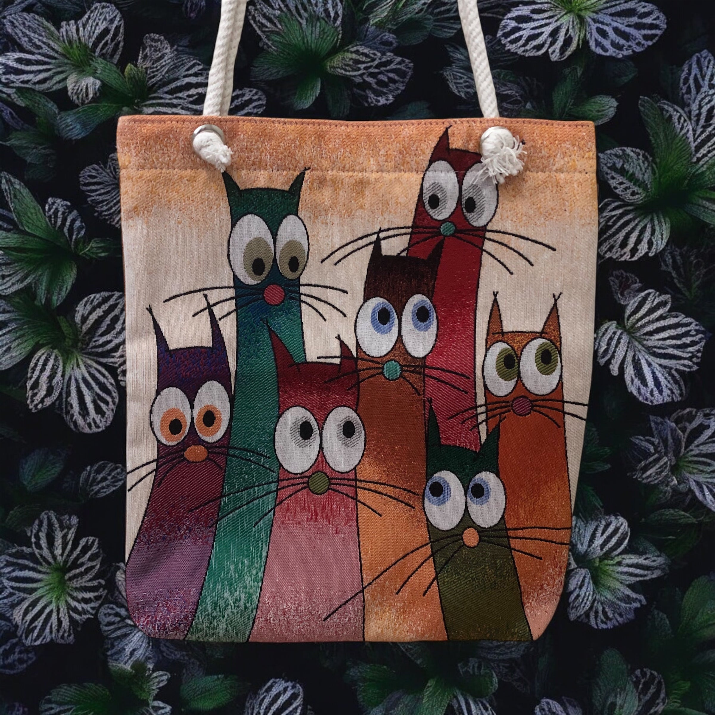 Schulter-Tasche Schrägblick-Katzen