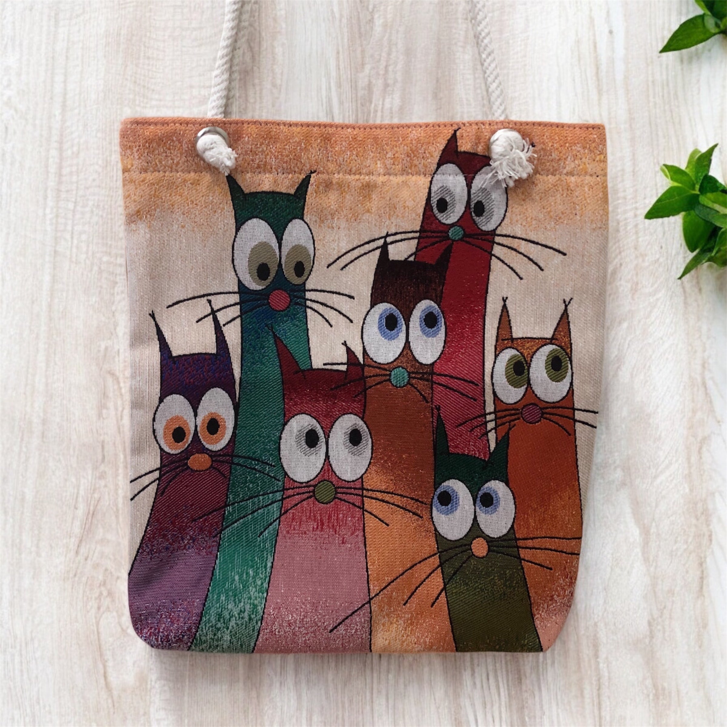 Schulter-Tasche Schrägblick-Katzen