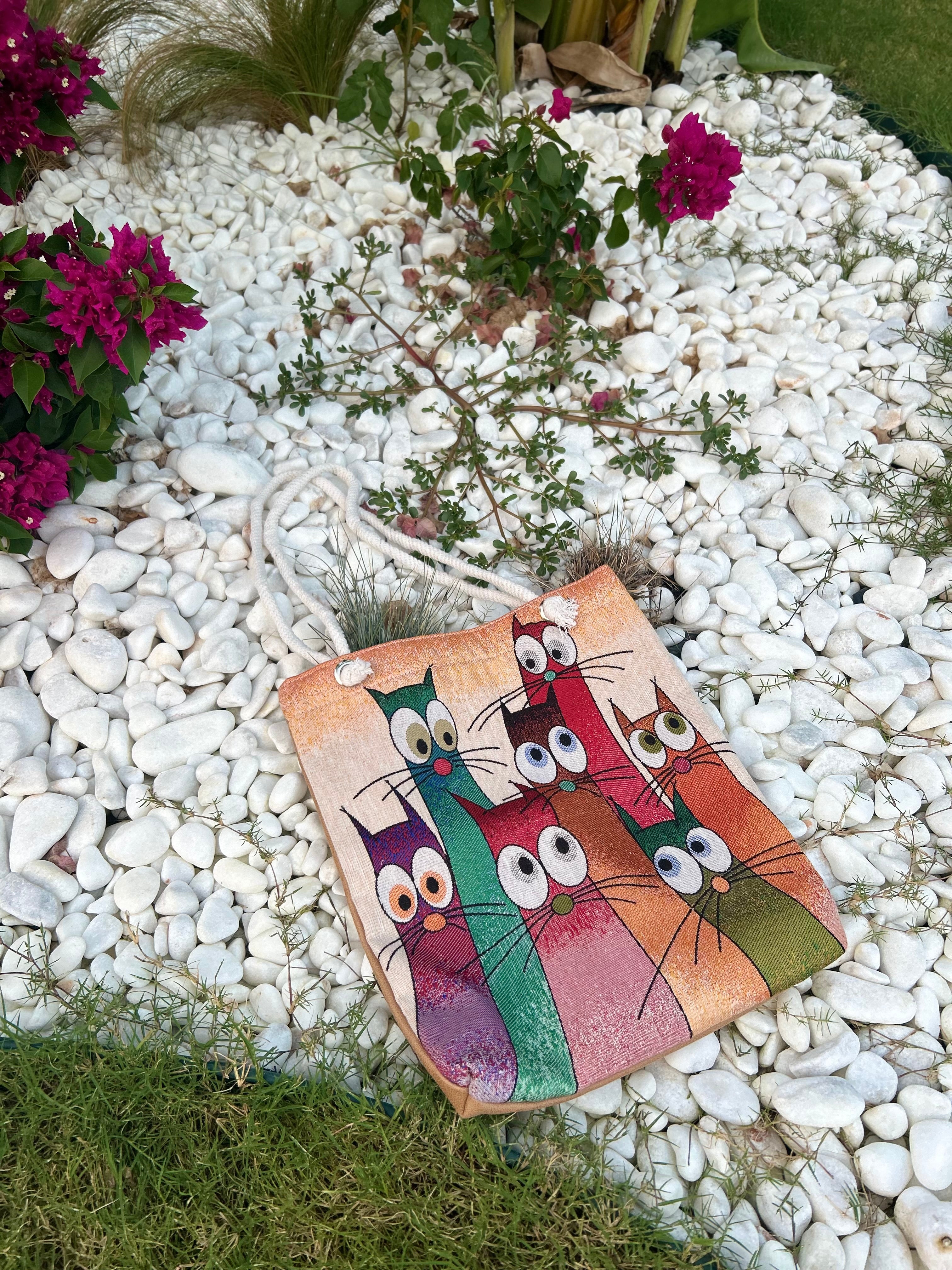 Schulter-Tasche Schrägblick-Katzen