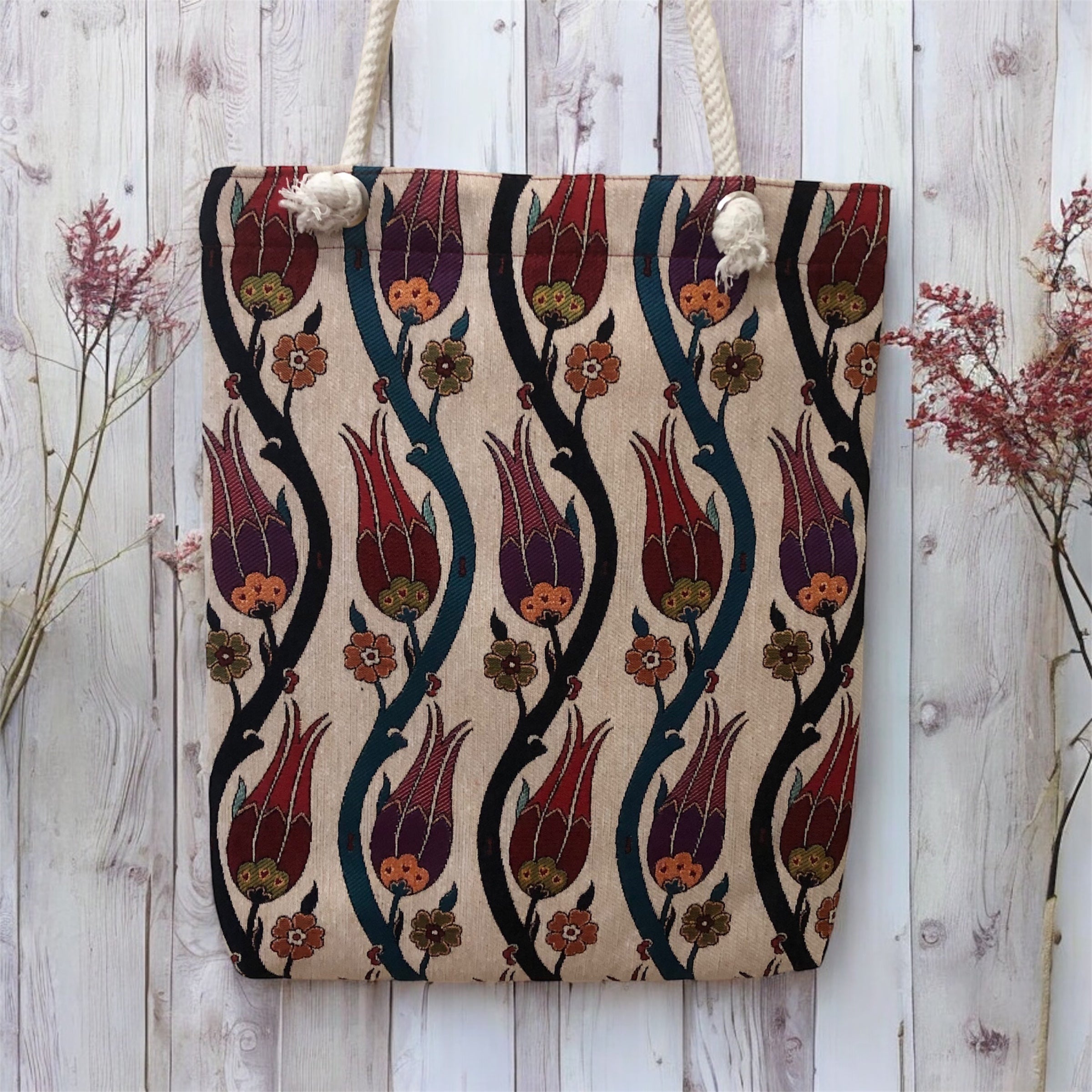 Schulter-Tasche Osmanische Tulpe