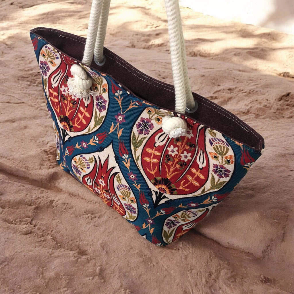 Strand-Tasche Tulpenpracht