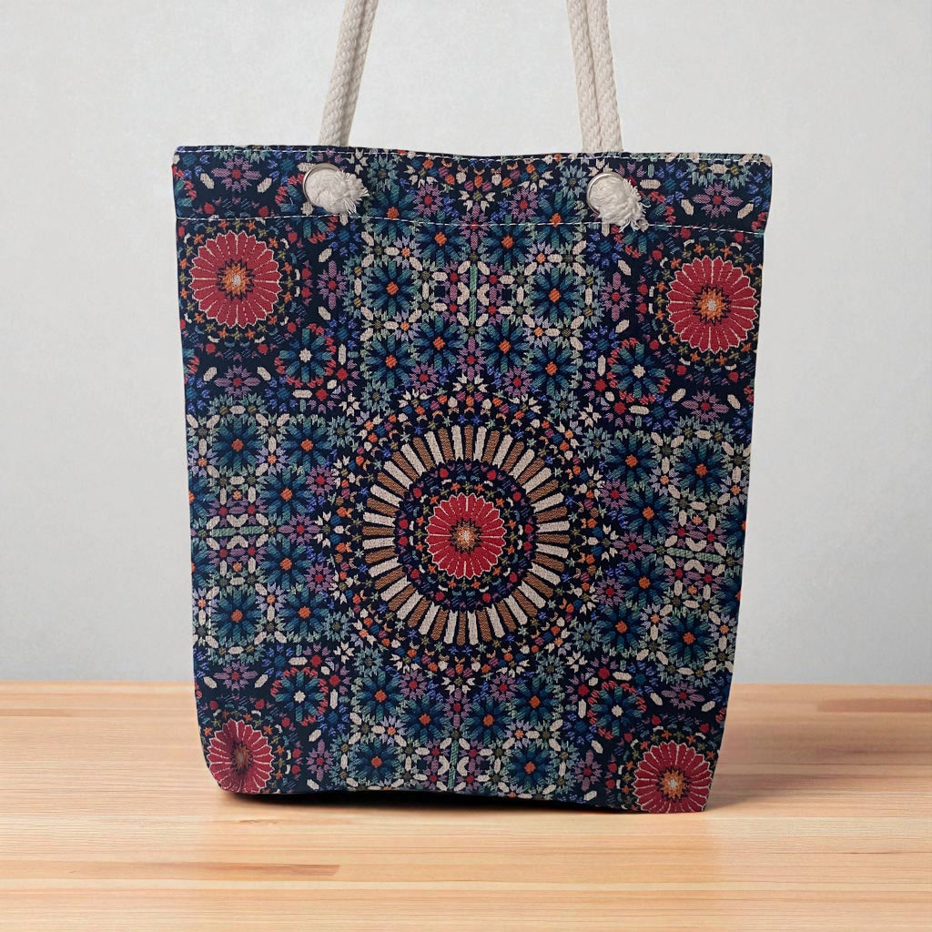 Schulter-Tasche Pattern Bloom