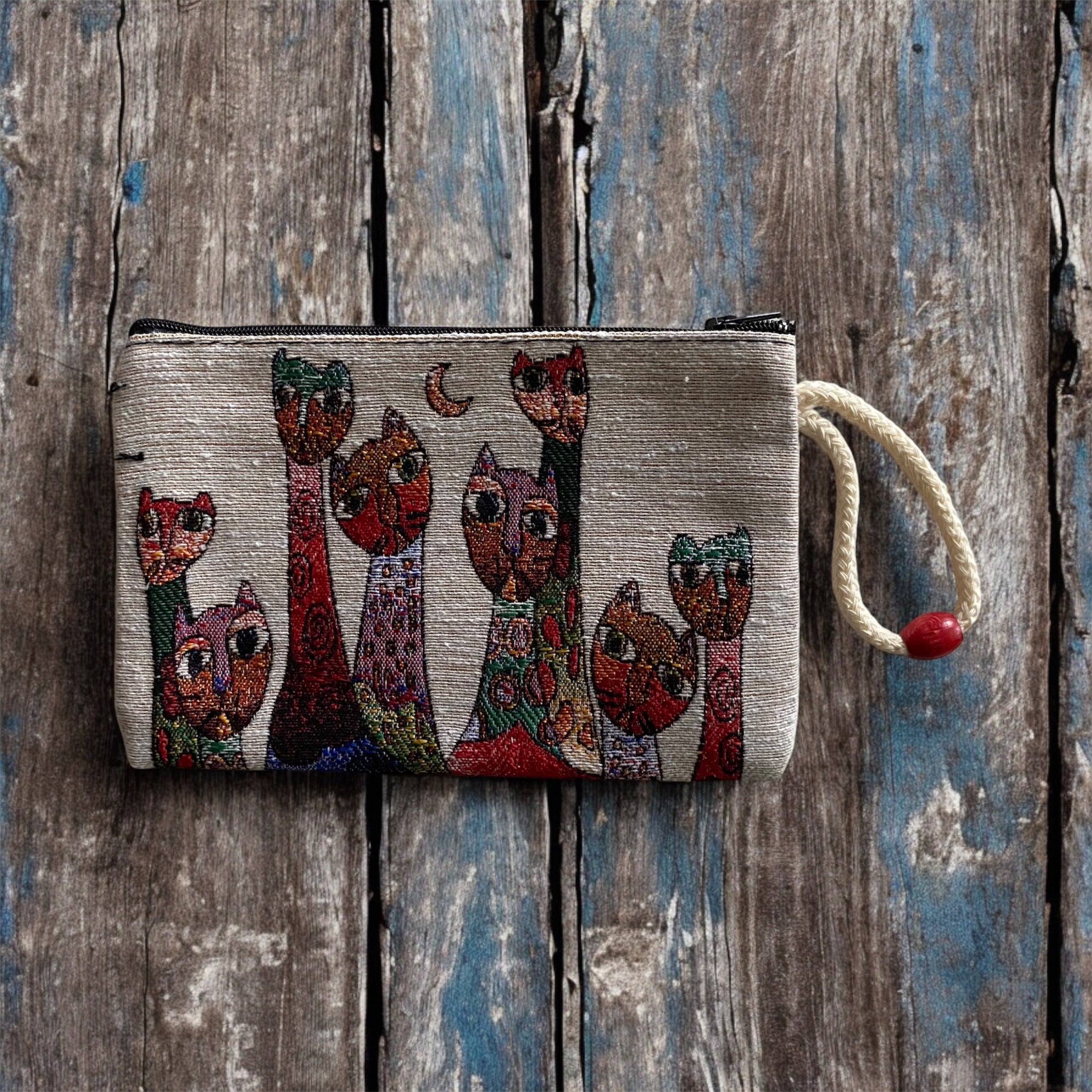 Portemonnaie- Katzenfamilie