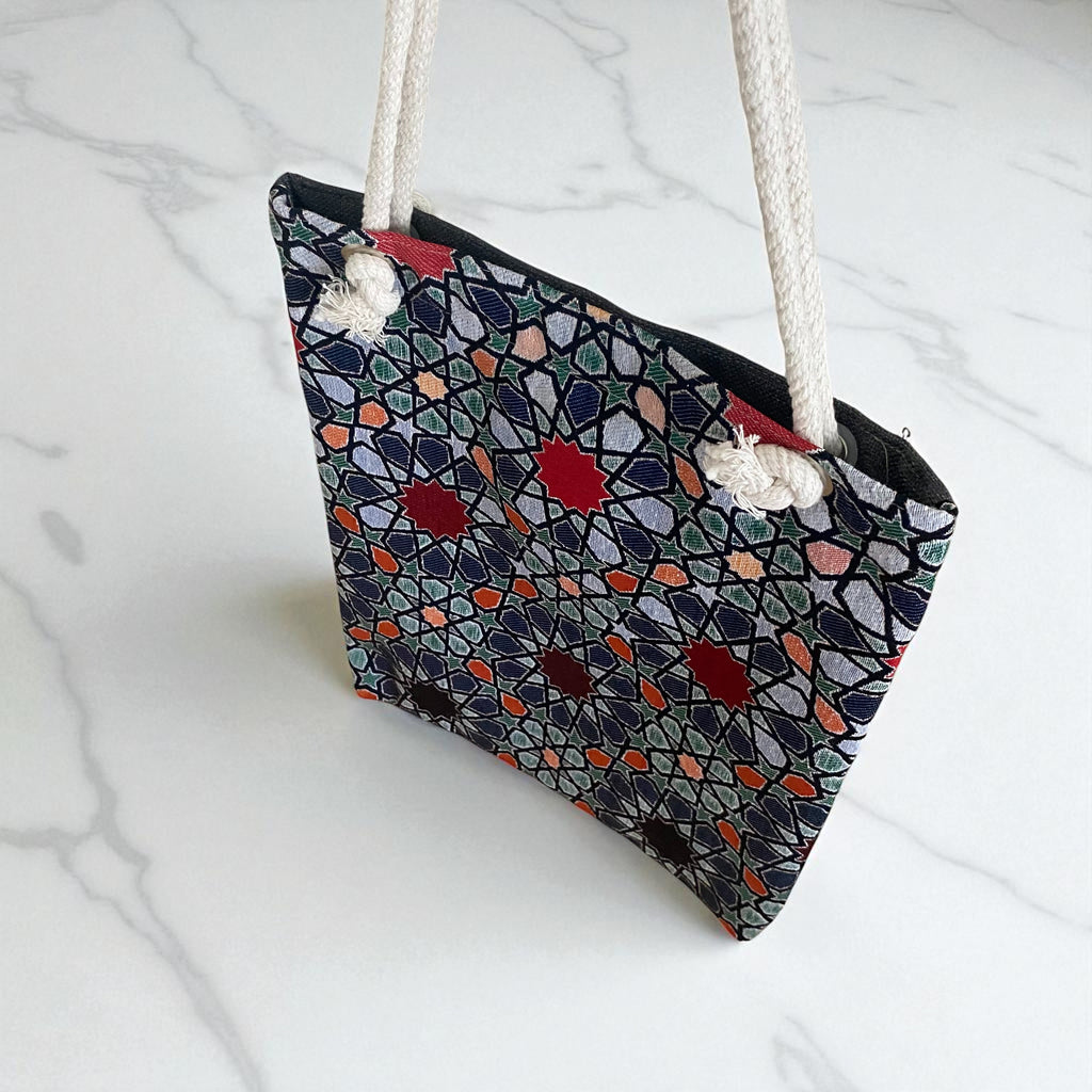 Schulter-Tasche Andalusian Mosaic