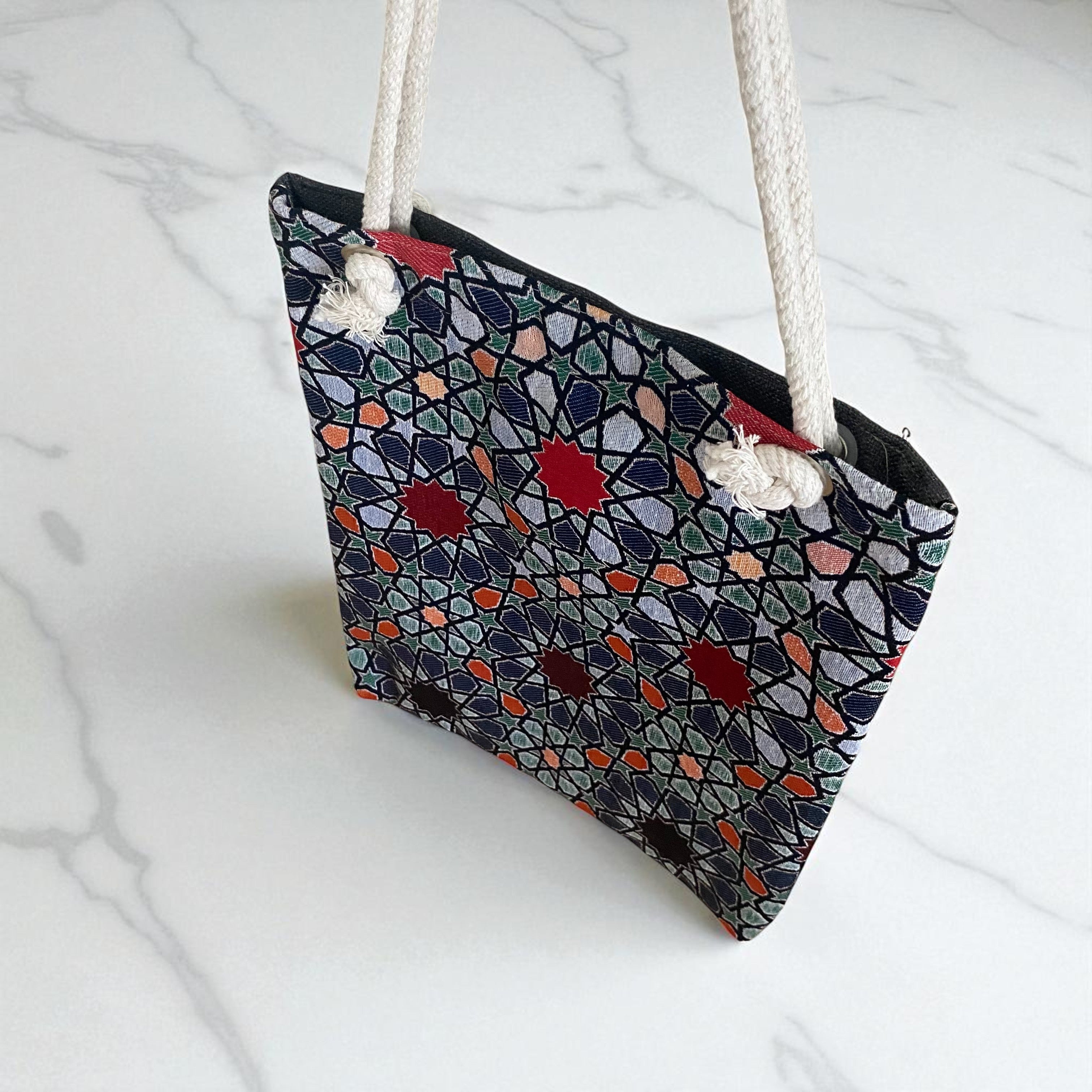 Schulter-Tasche Andalusian Mosaic