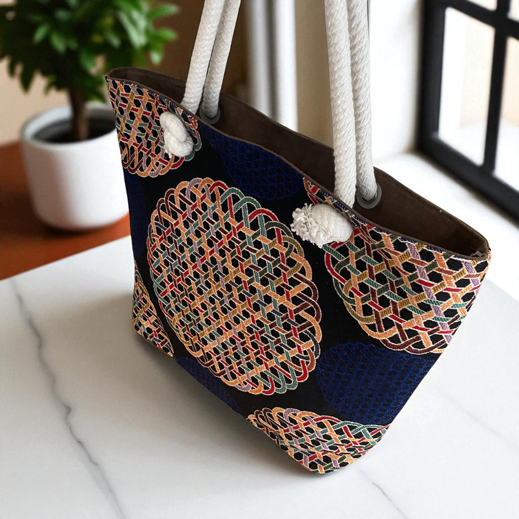 Strand-Tasche Geometric Art