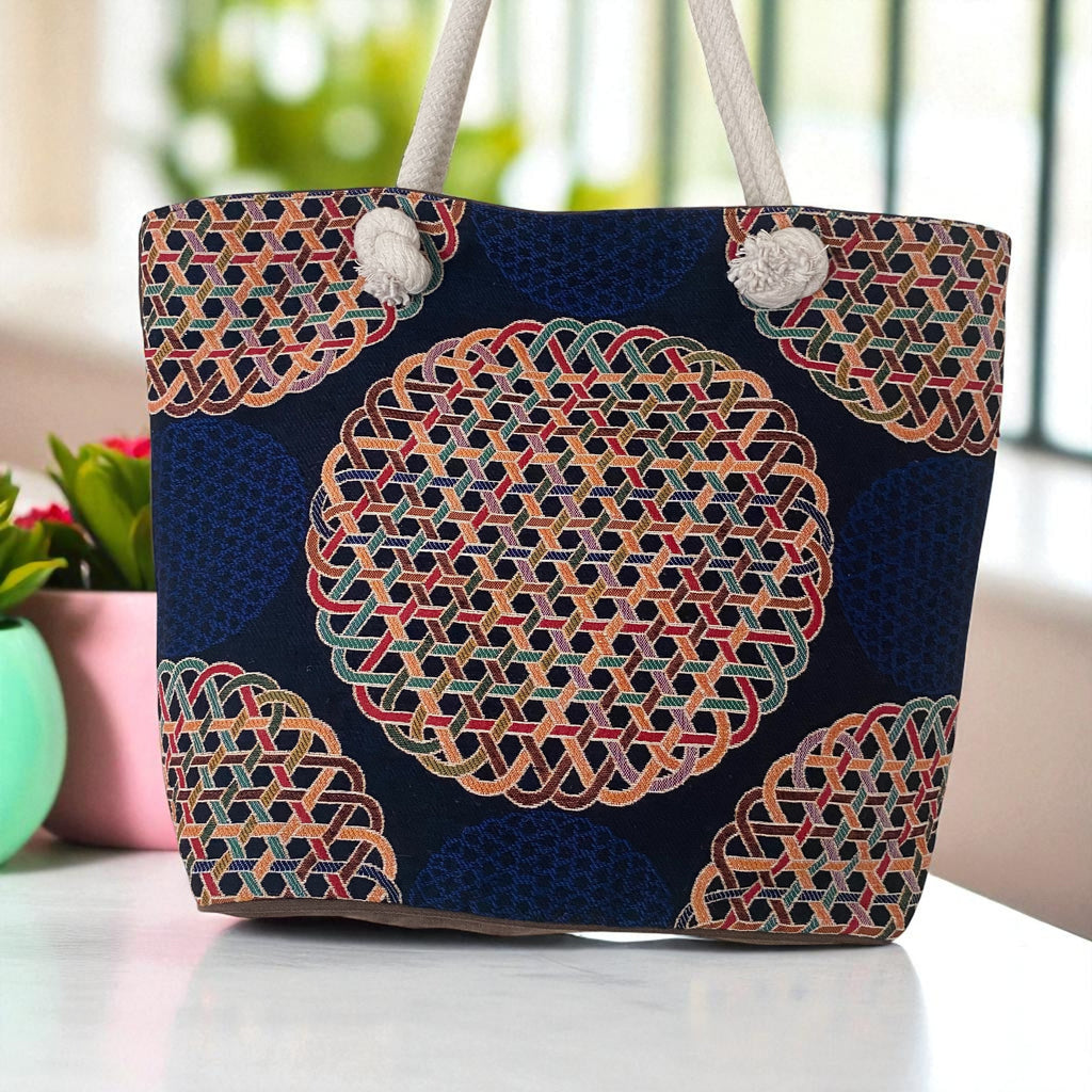 Strand-Tasche Geometric Art