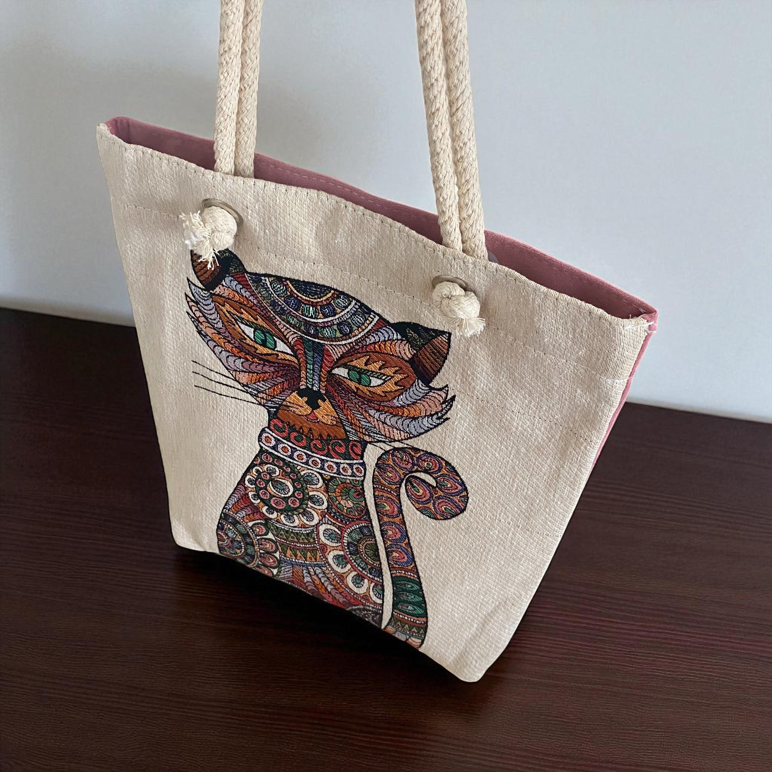 Schulter-Tasche Arabesque Cat