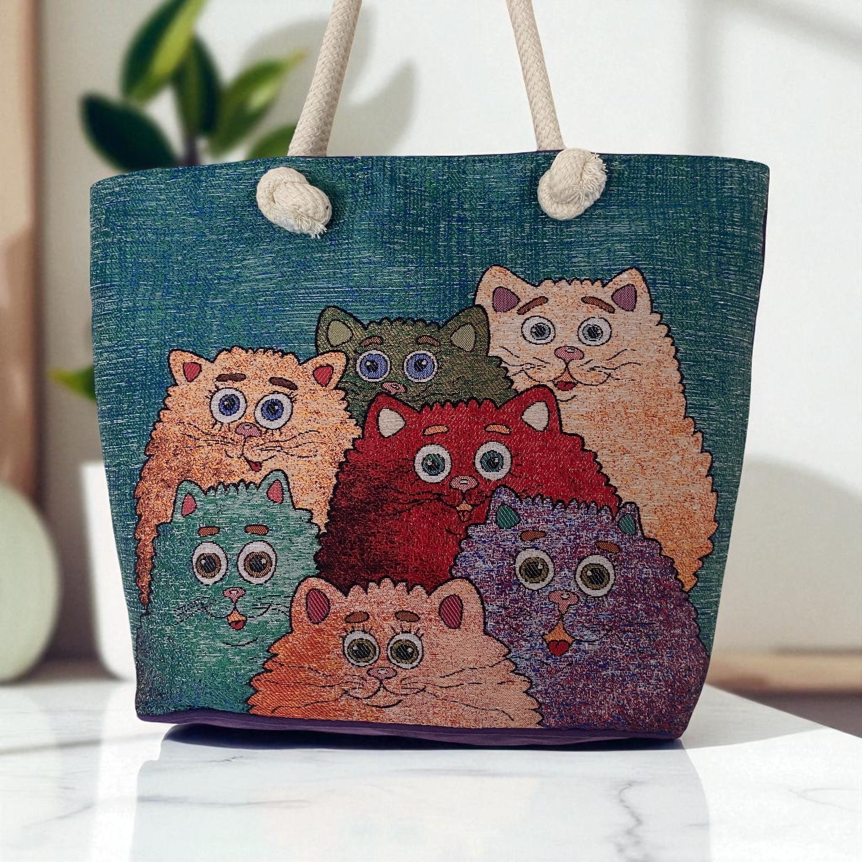 Strand-Tasche Cat Crew