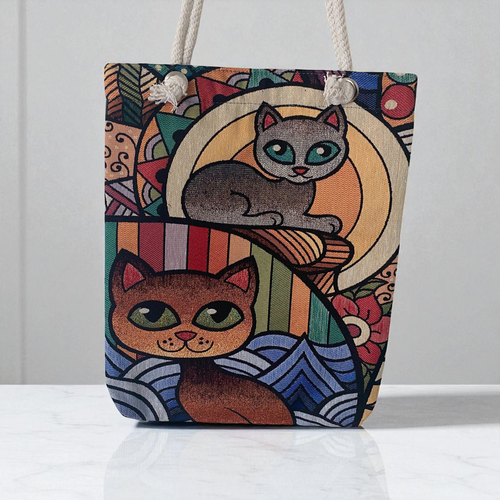 Schulter-Tasche Vivid Kitties