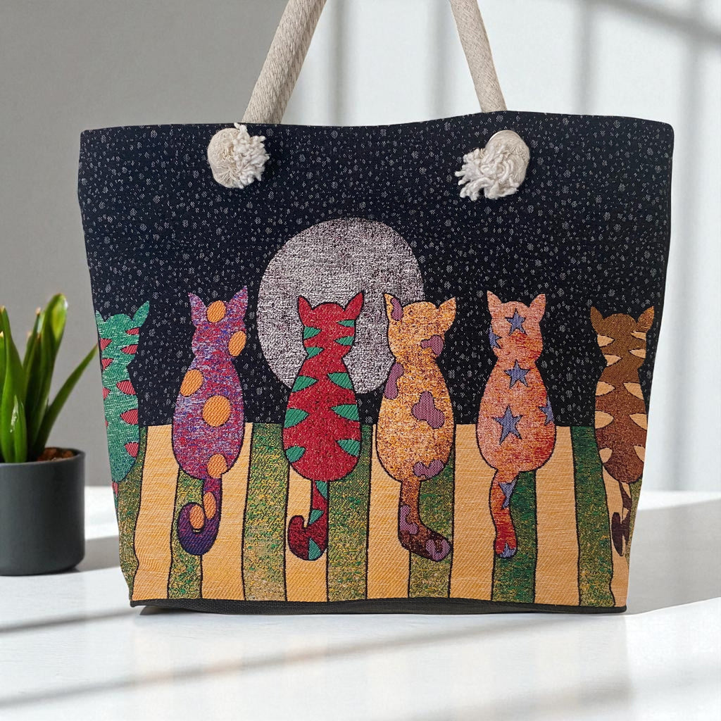 Strand-Tasche Cosmic Kitties