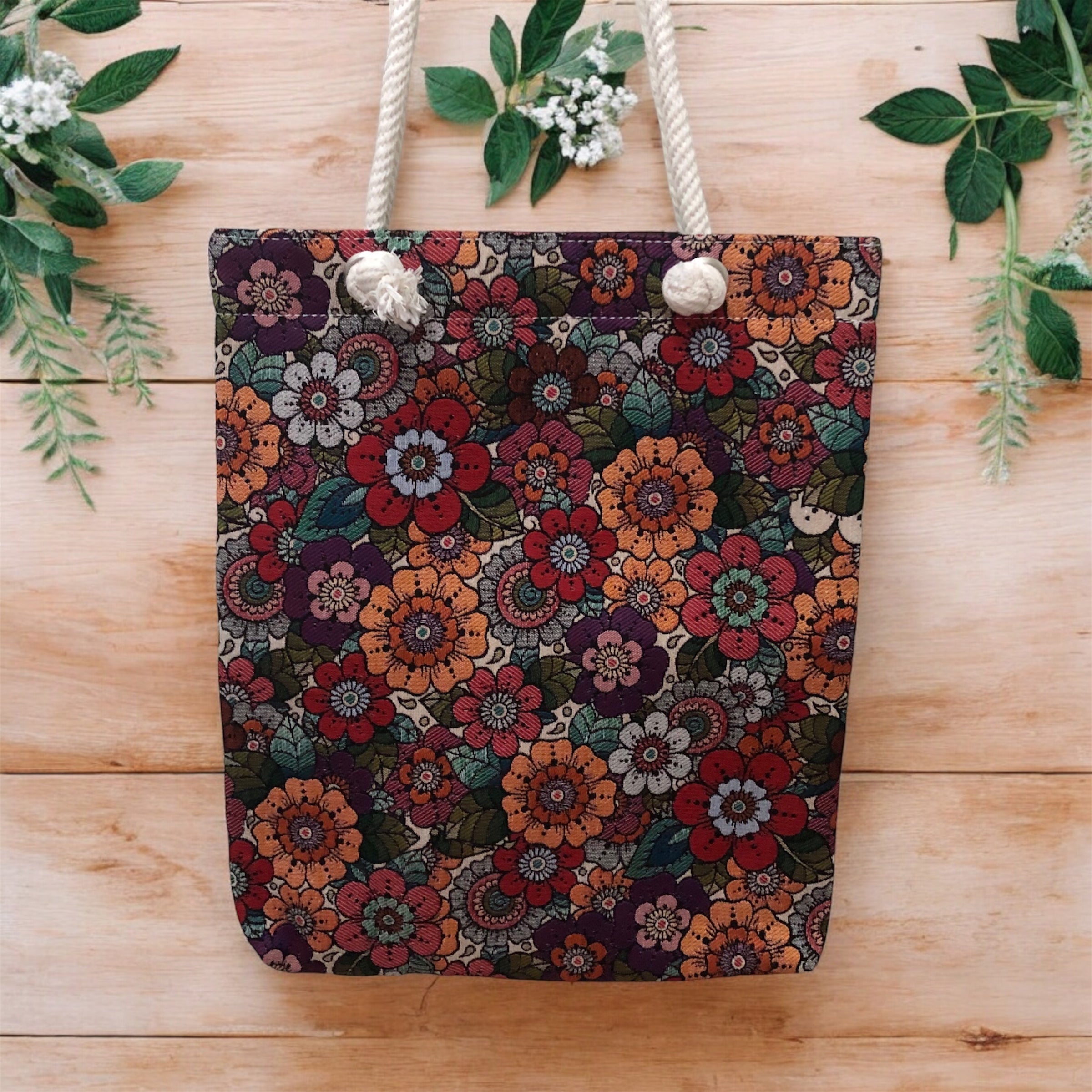 Schulter-Tasche Blumenzauber