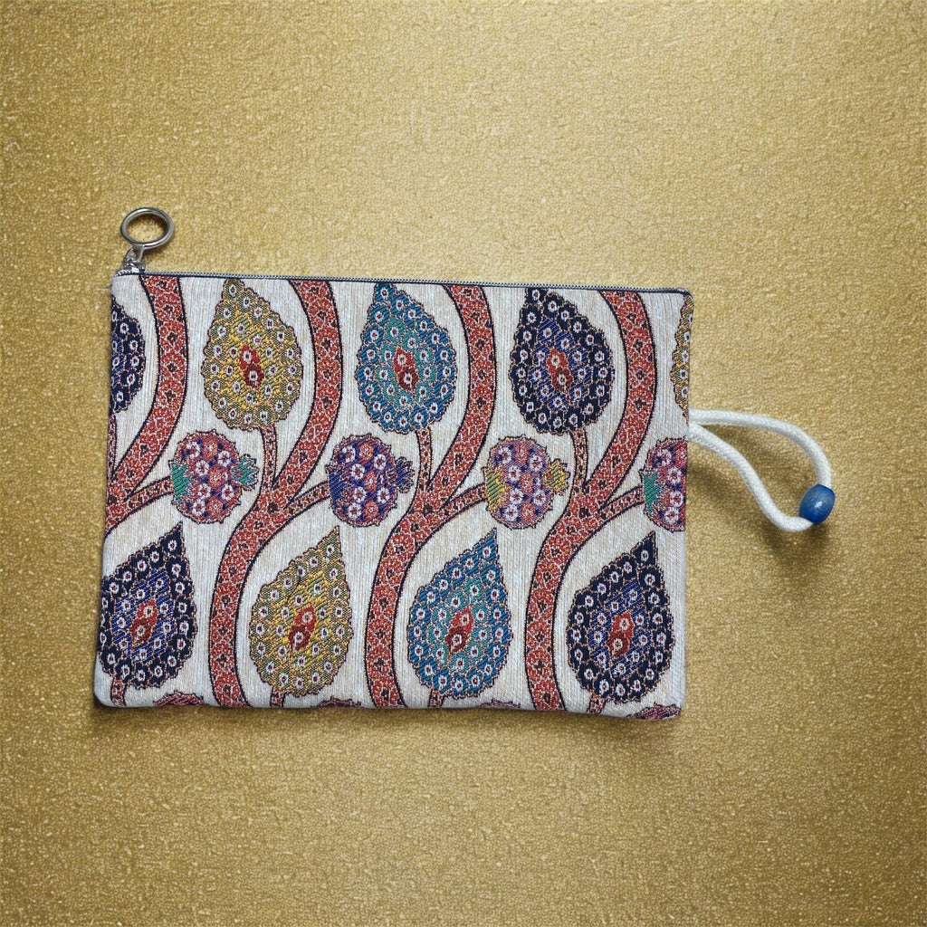 Clutch-Tasche Paisley-Pracht