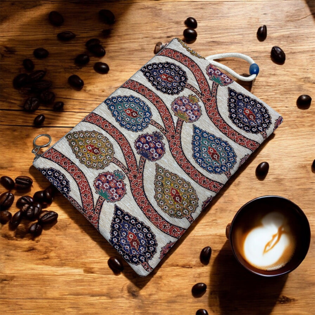 Clutch-Tasche Paisley-Pracht