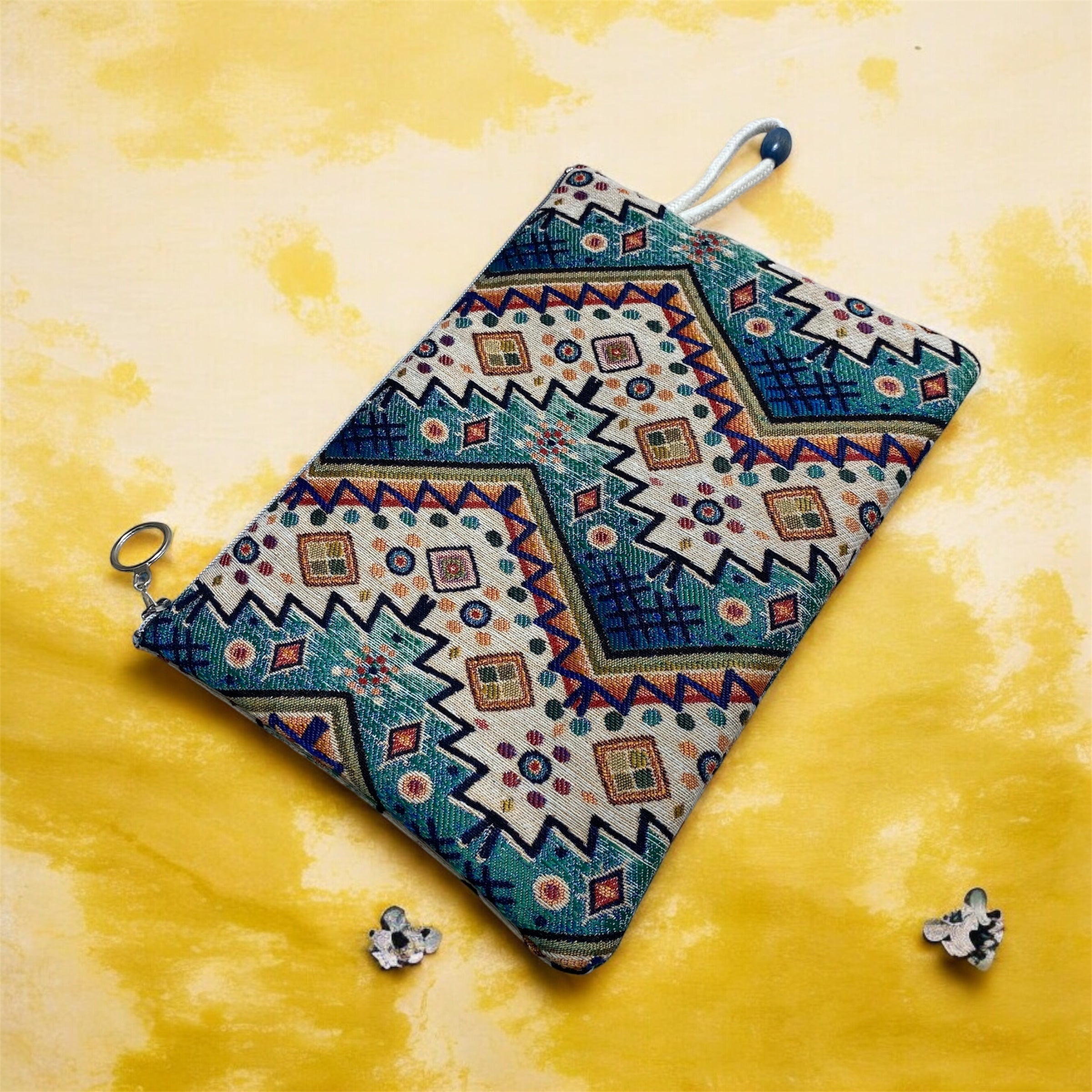 Clutch-Tasche Zickzack