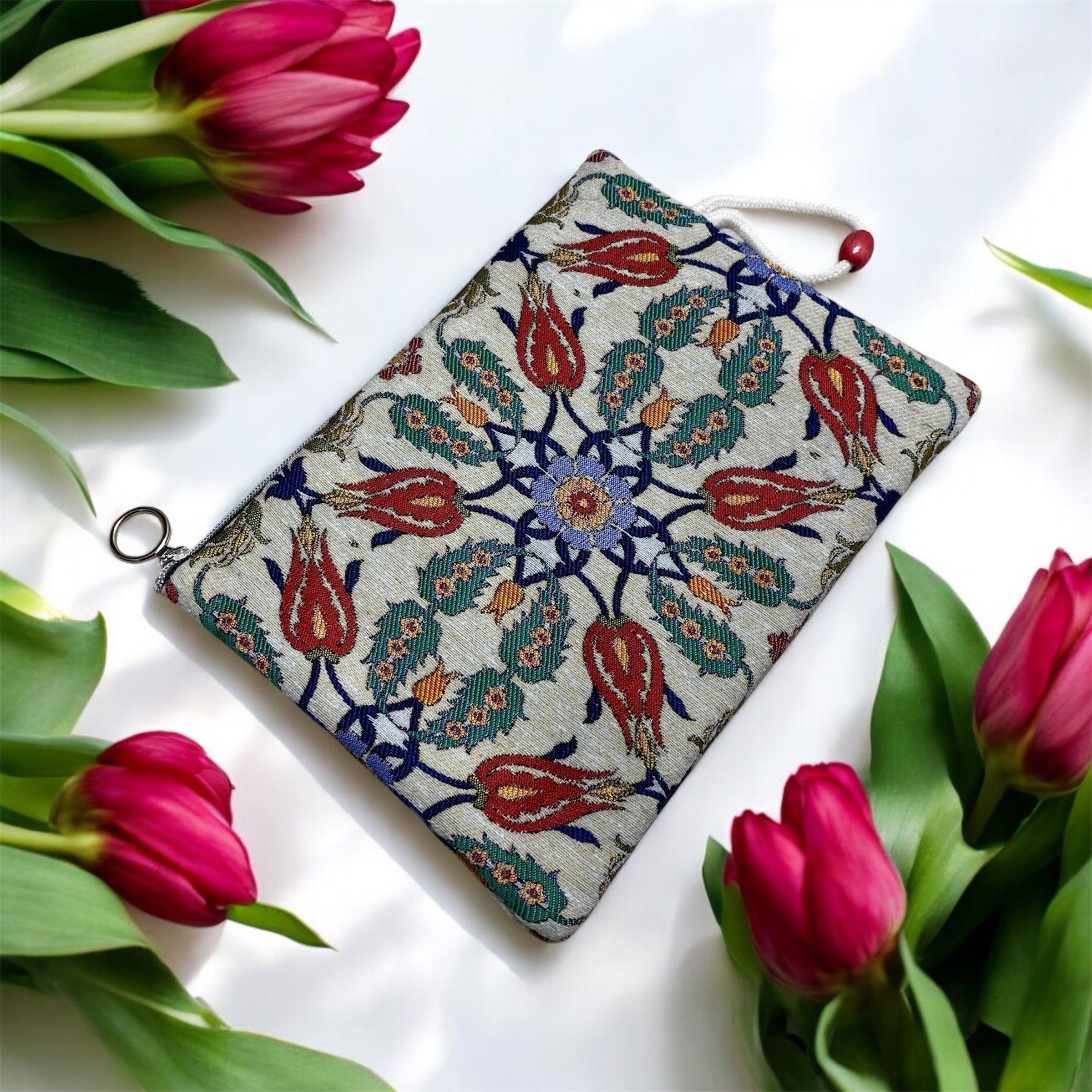 Clutch-Tasche Tulpenzauber