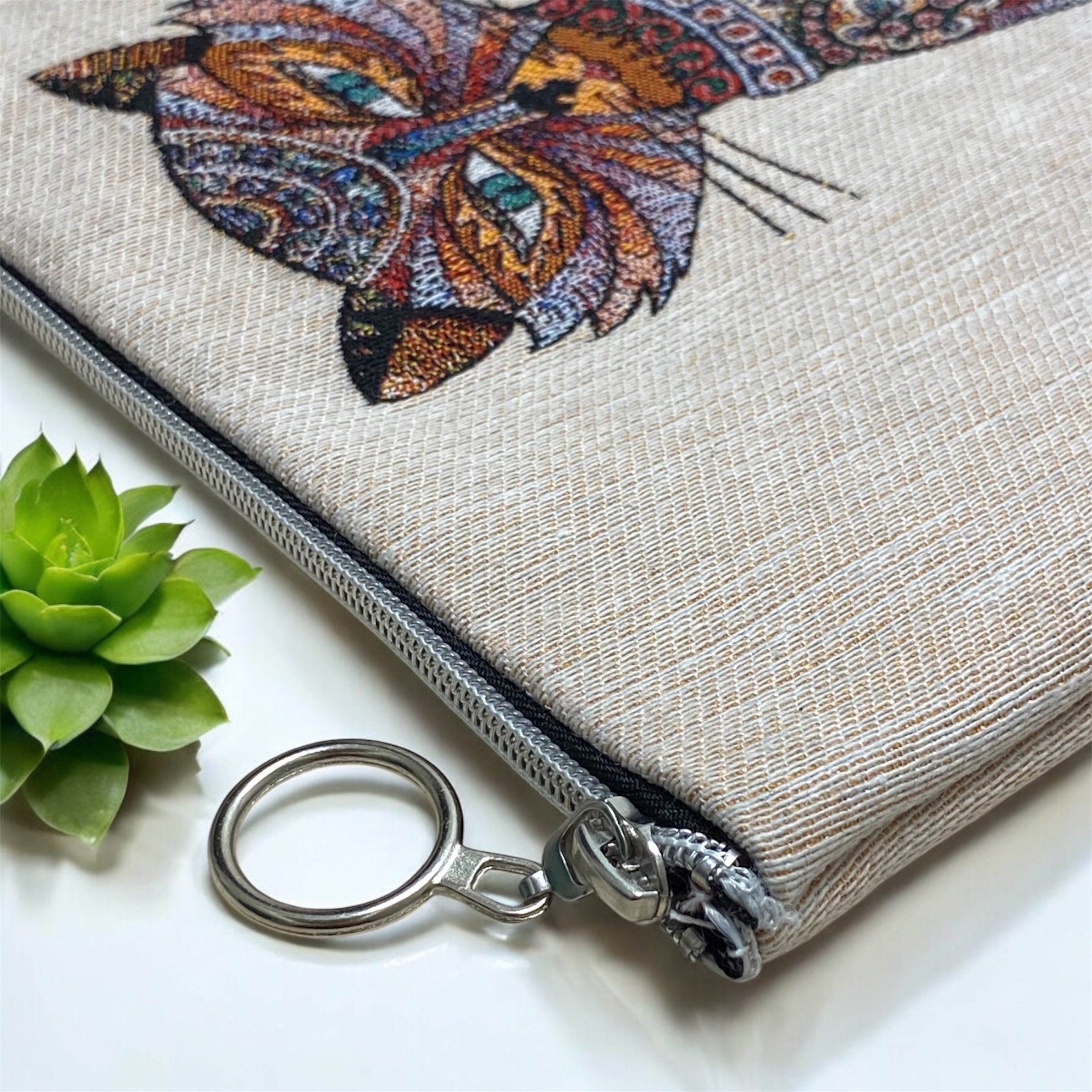 Clutch-Tasche Feline Eleganz