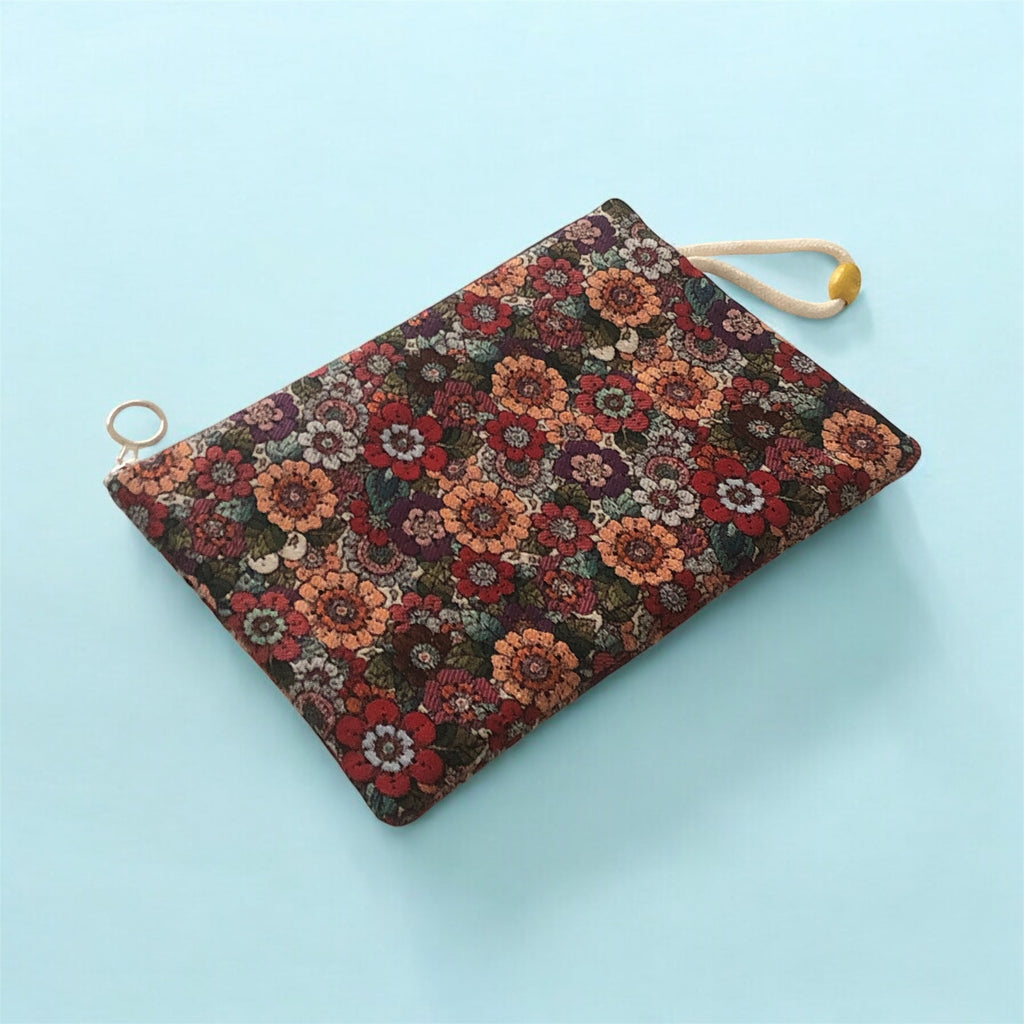 Clutch-Tasche Blumen