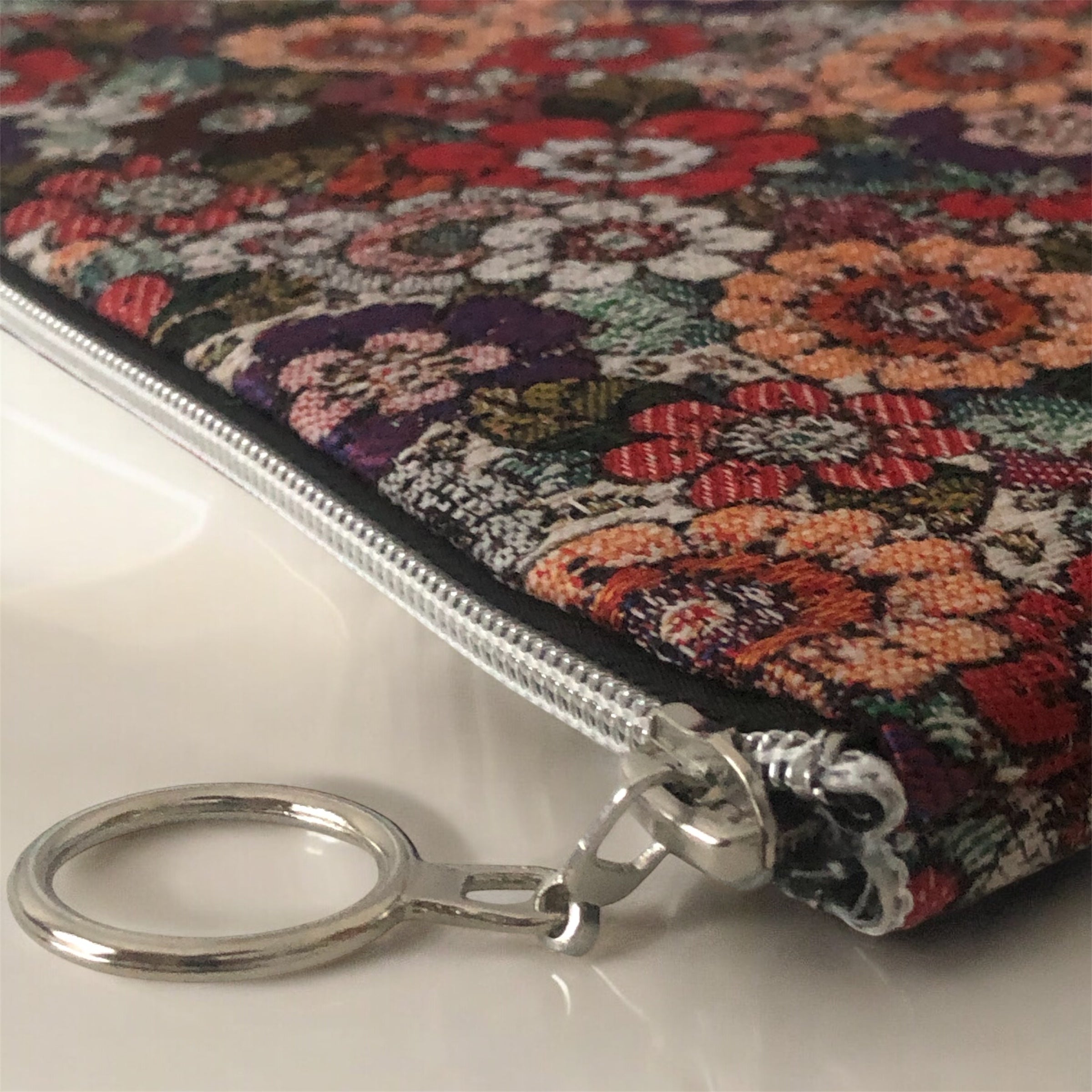 Clutch-Tasche Blumen