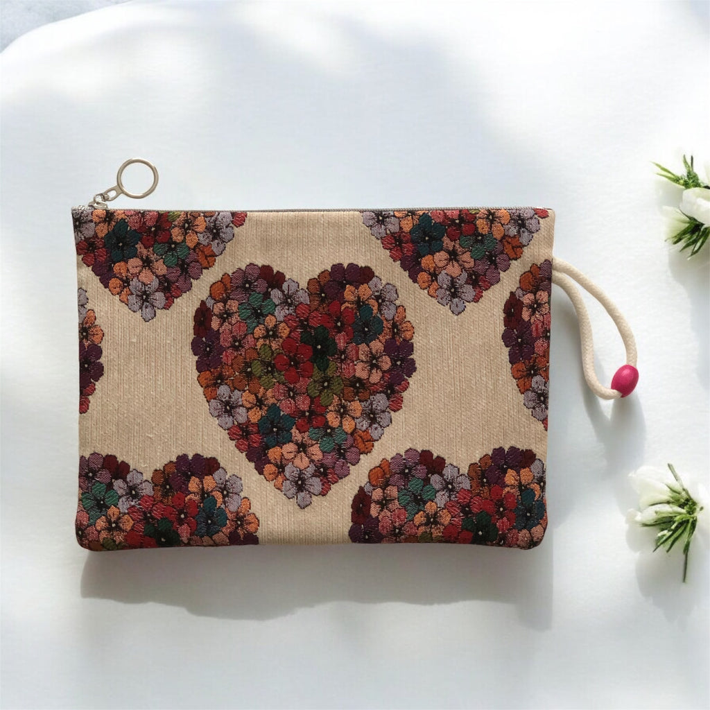 Clutch-Tasche Herz